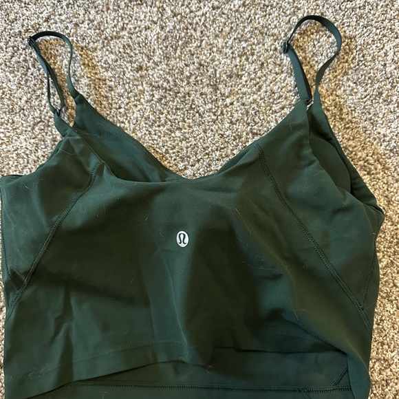 Dark Green align lululemon top - Picture 2 of 3